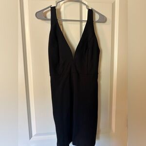 Lulu's Chic Black Mini Dress